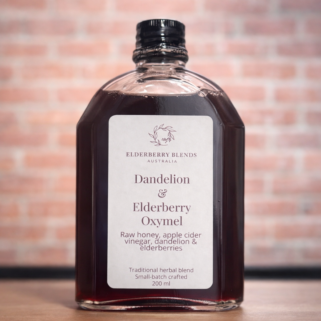 Dandelion and Elderberry Oxymel