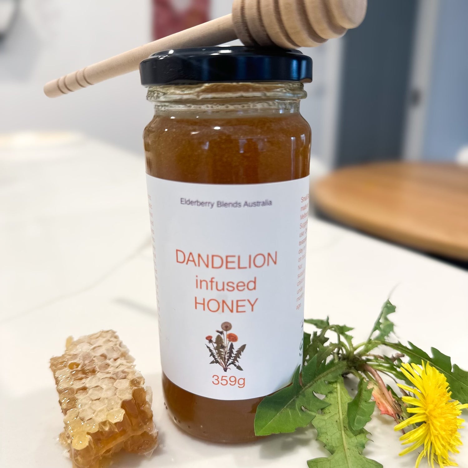 Dandelion infused Honey