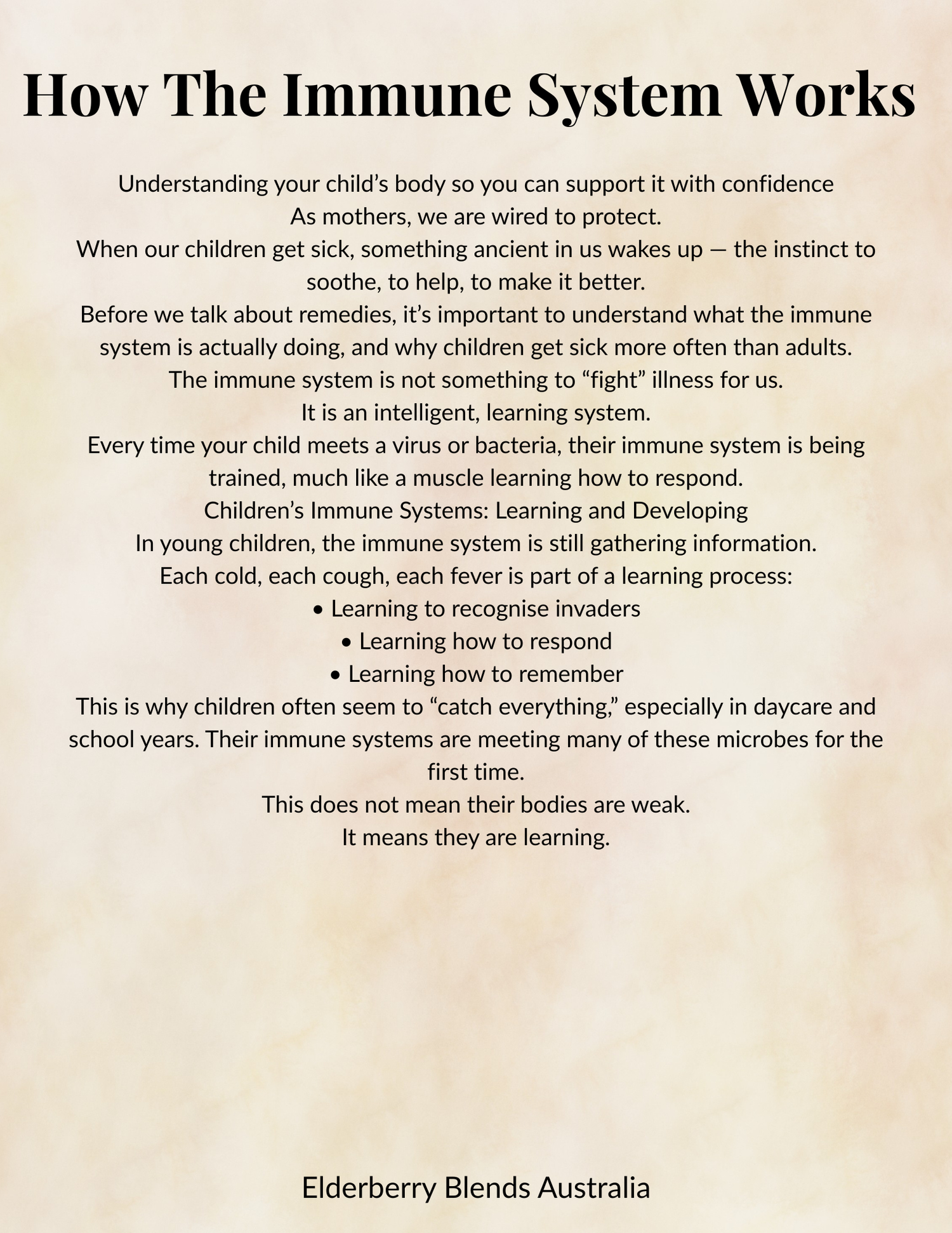 The Family Immunity Guide (Digital Book)